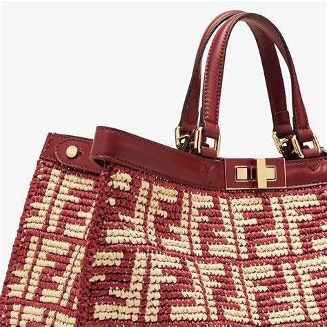 fendi borsa bordeaux|fendi handbags.